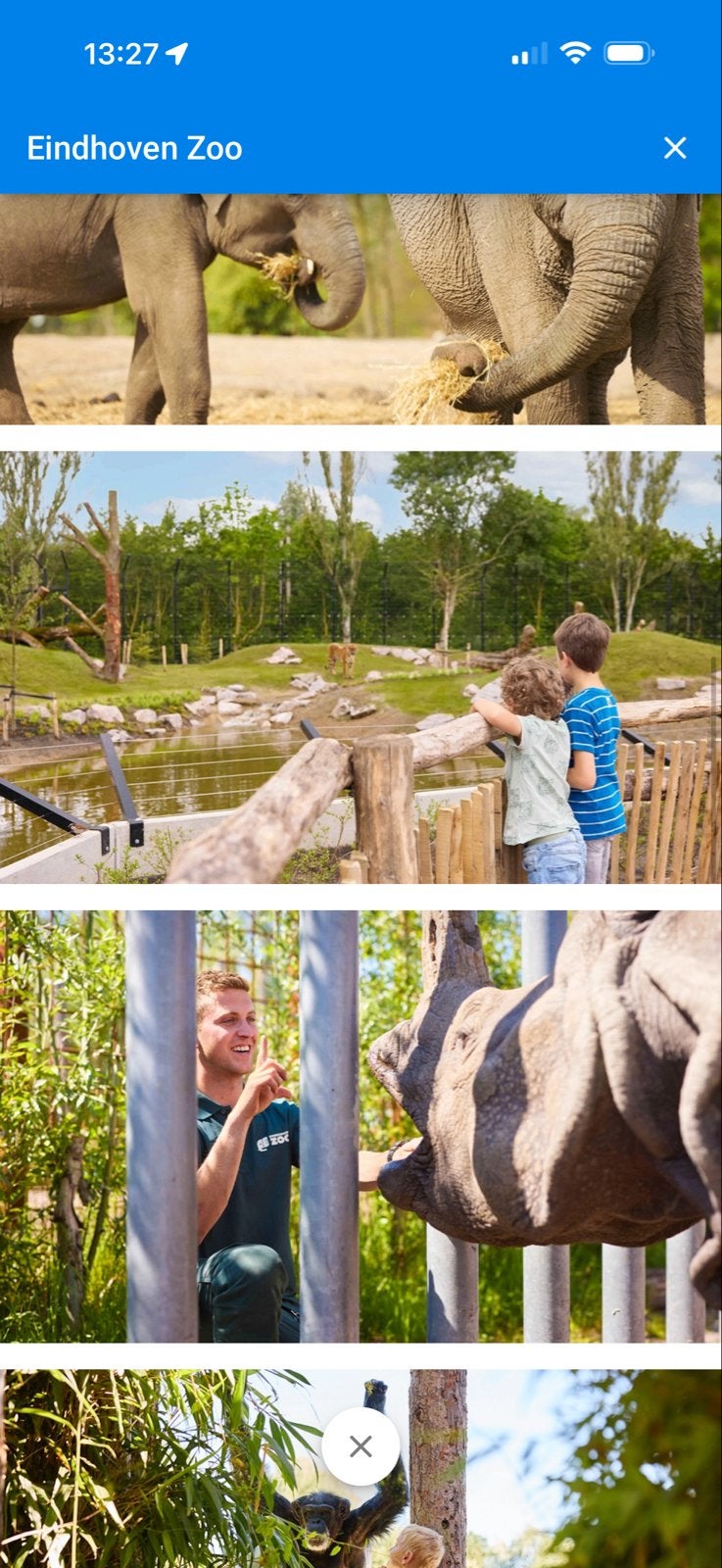 1 entree kaart voor de dierentuinsafari-boot en bus, wandel., Tickets en Kaartjes, Eén persoon, Ticket of Toegangskaart