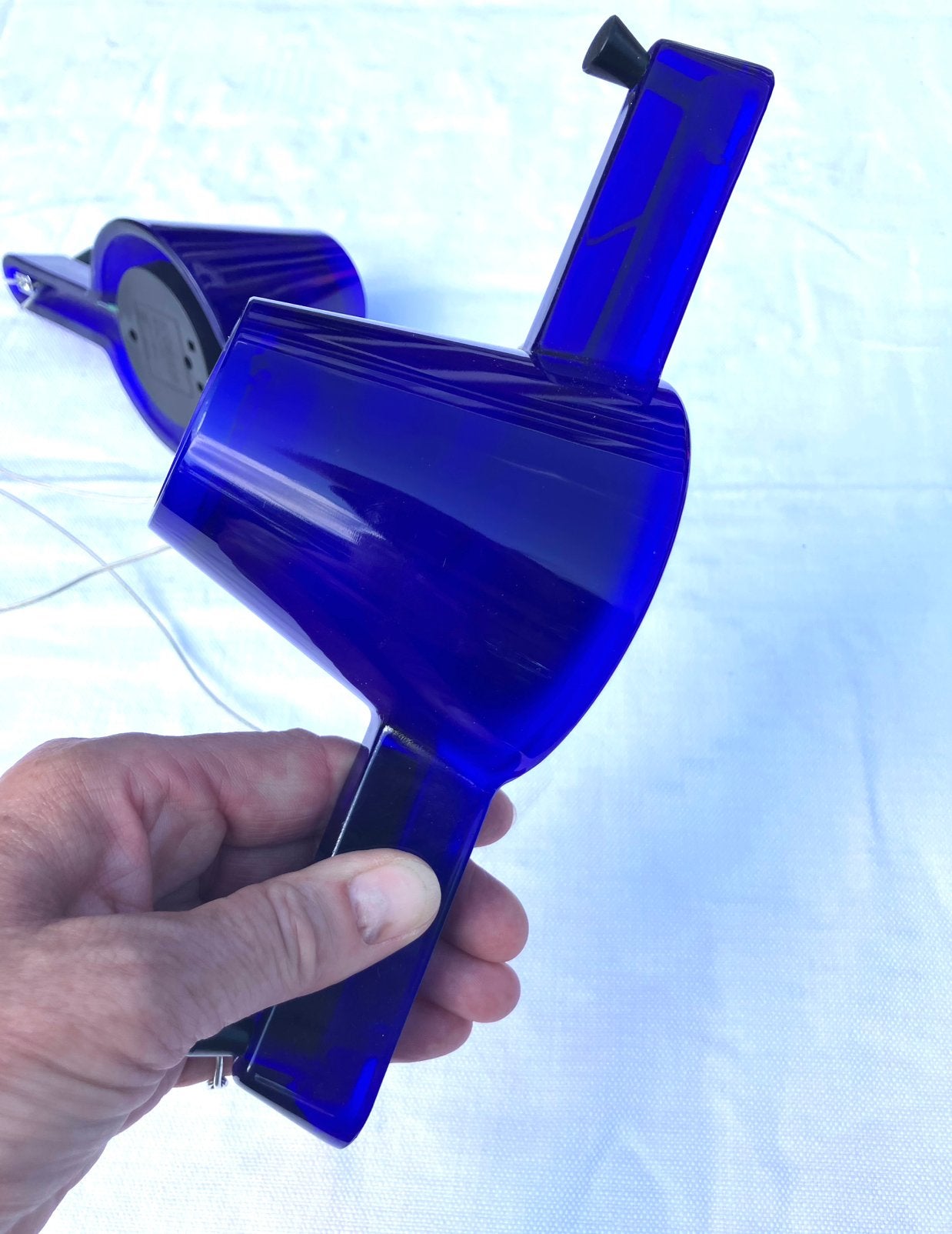 Set van twee Arteluce Crisol A660-hanglampen, Hanglamp, Design, Glas, Ophalen