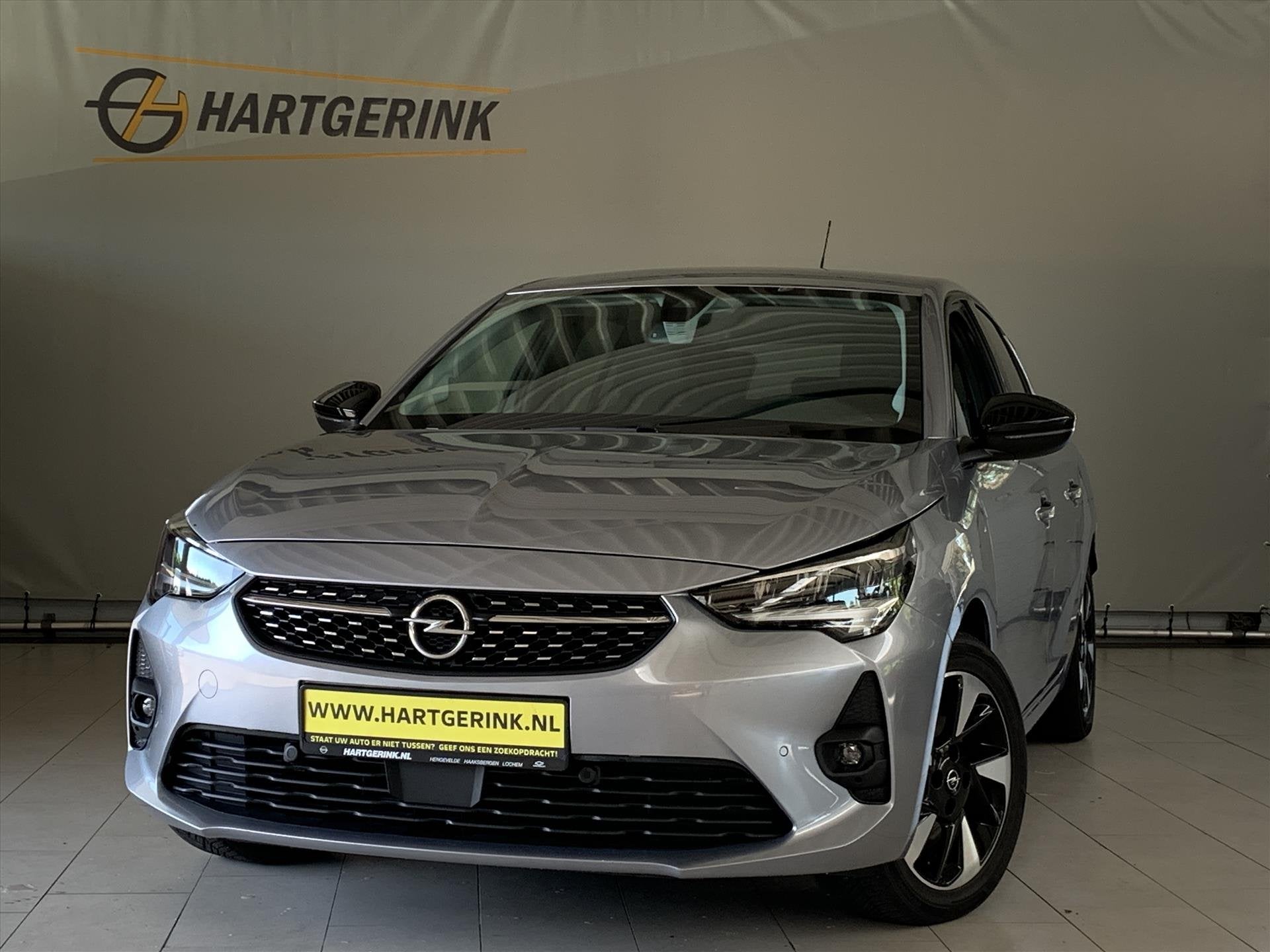 OPEL Corsa Electric 50kWh 136pk Aut GS Line *NAVI*, Automaat, Stof, Gebruikt, Zwart