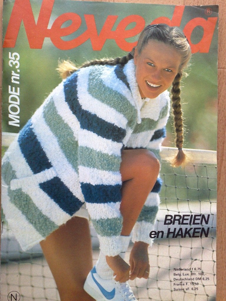 Neveda breien en haken nr 35, Verzenden, Zo goed als nieuw, Breien of Haken, Patroon of Boek