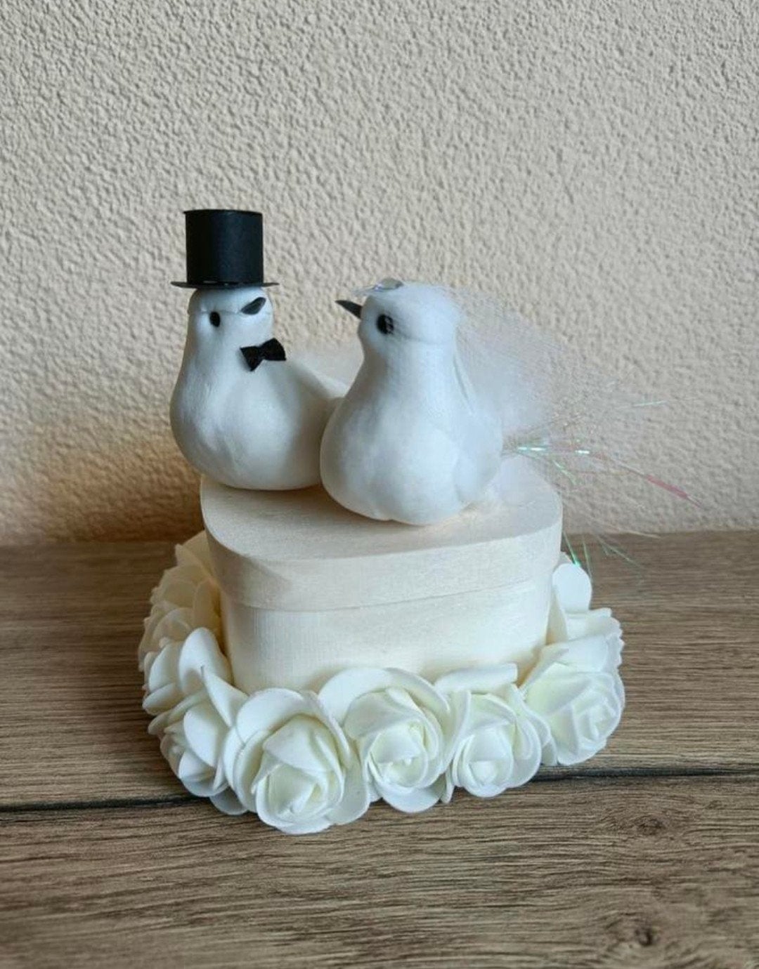 (Ringen)doosje Bruiloft Duifjes, Ophalen of Verzenden, Nieuw, Wit, Accessoires