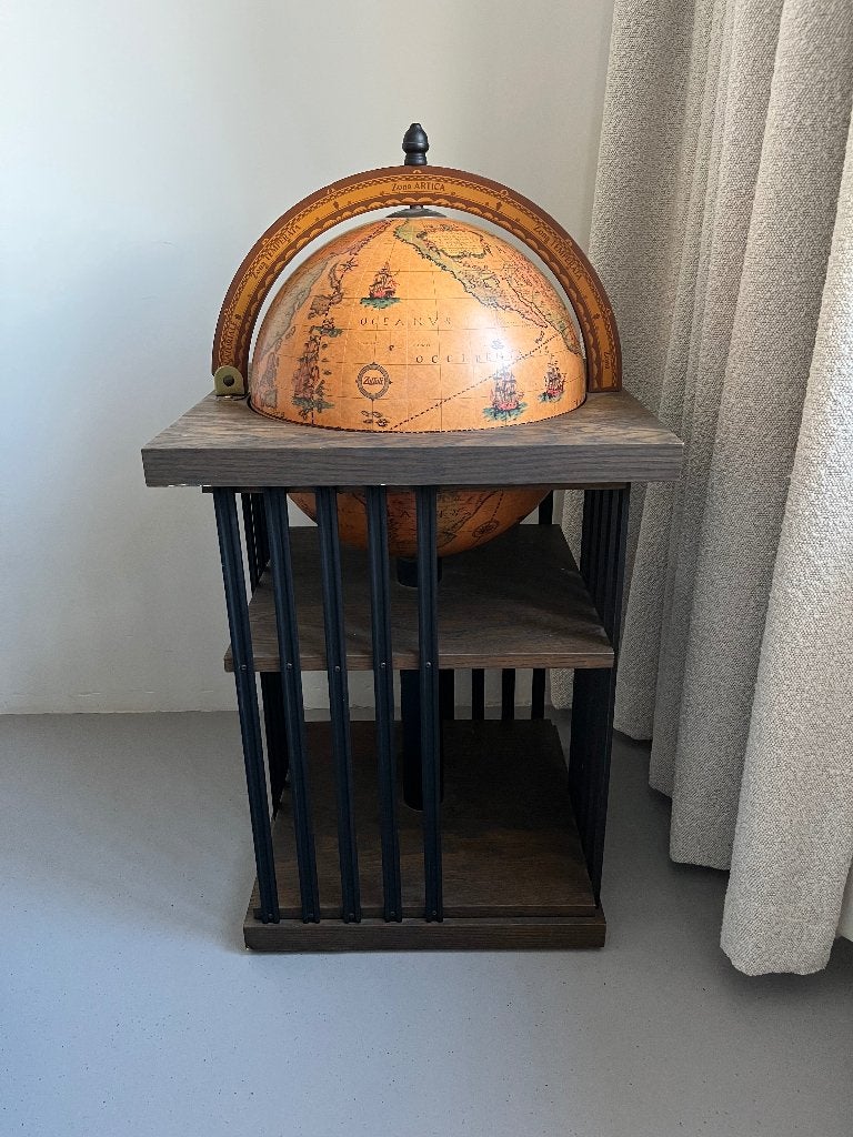 Barmeubel vintage retro globe design, Huis en Inrichting, Barren, Ophalen, Gebruikt