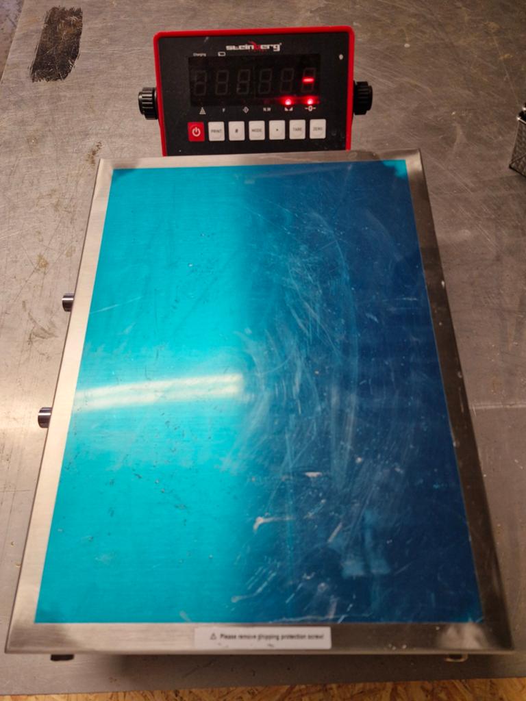 Te koop Steinberg weegschaal tot 30 kg, Ophalen of Verzenden, Personenweegschaal, 100 kg of meer