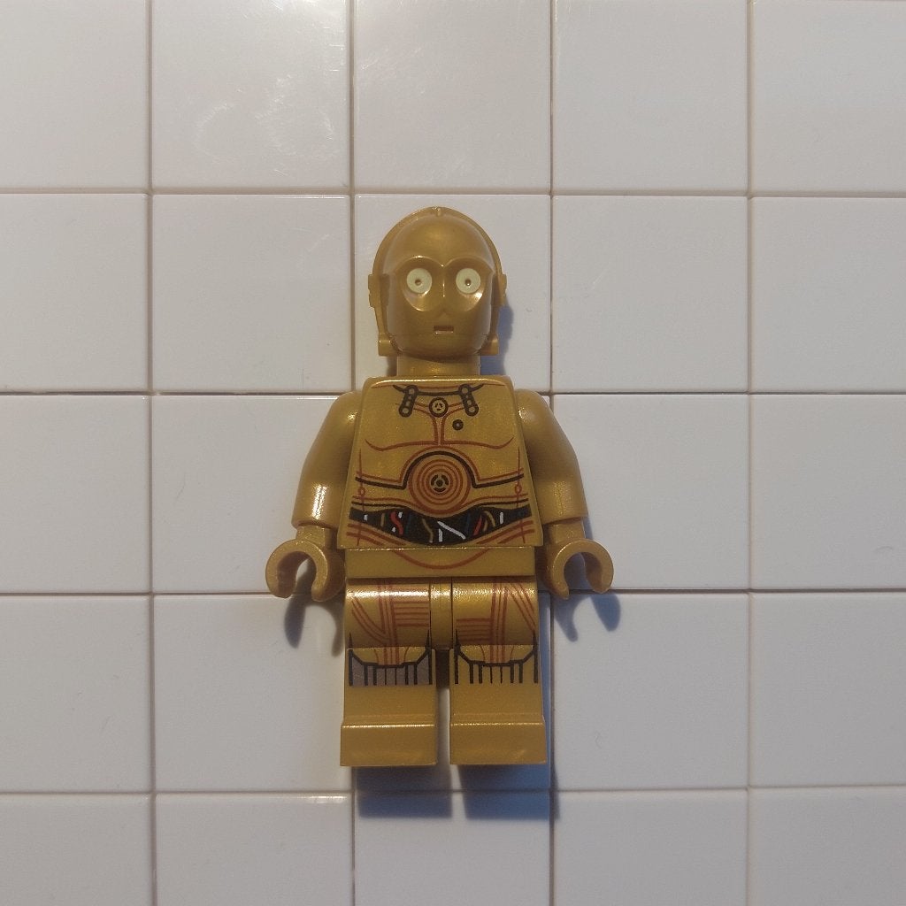 LEGO Star Wars Minifig - C-3PO - sw0700, Ophalen of Verzenden, Zo goed als nieuw