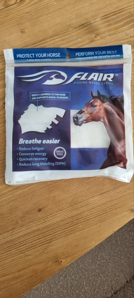 Flair nasal strips voor paarden 6 stuks nieuw in verpakking, Ophalen of Verzenden, Nieuw, Overige soorten