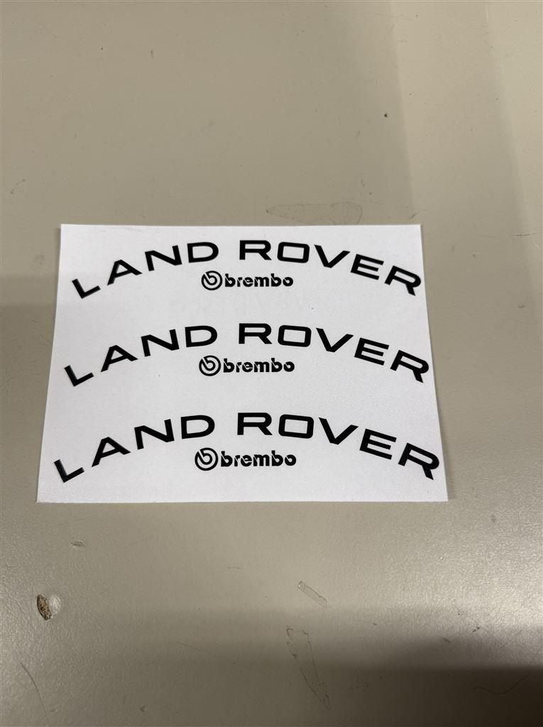 Land rover - Brembo Rem klauw sticker, Ophalen of Verzenden