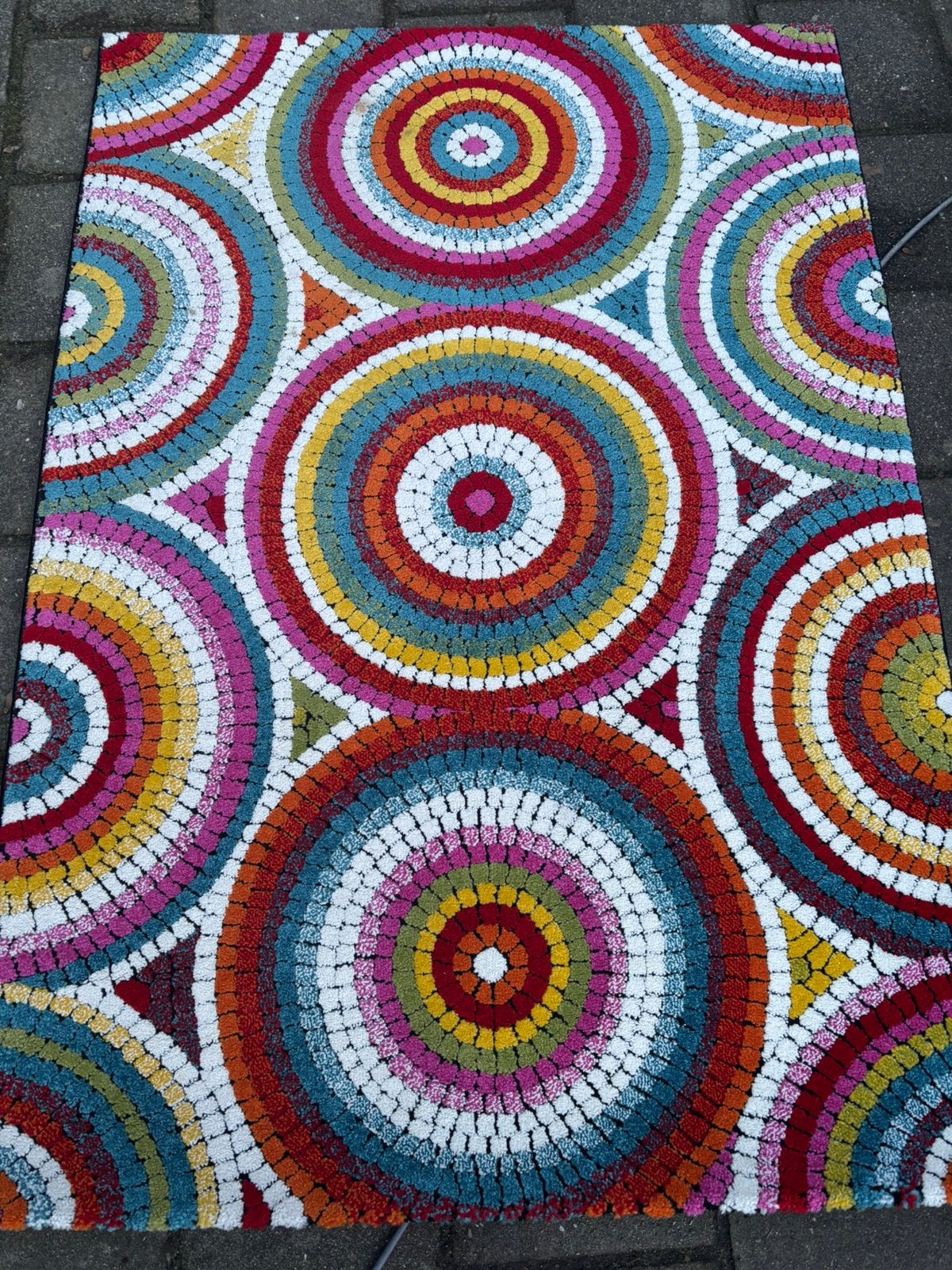 Vloerkleed 170x120 cm nu voor 35 euro., Huis en Inrichting, Stoffering | Tapijten en Kleden, 100 tot 150 cm, Fleurig kleed, Ophalen of Verzenden