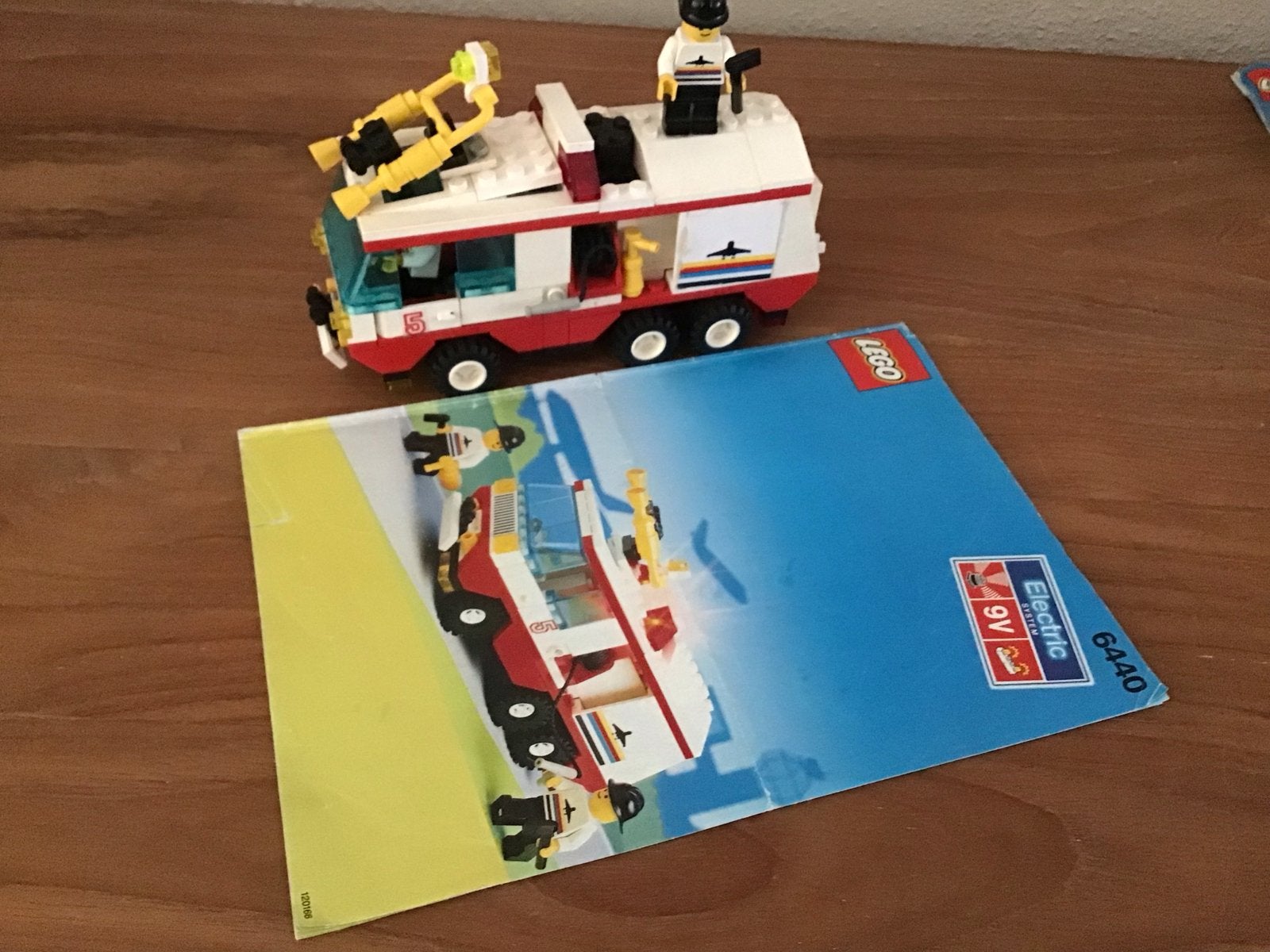 Lego System 6440 Vliegveld Brandweerwagen met licht, Ophalen of Verzenden, Zo goed als nieuw, Overige merken