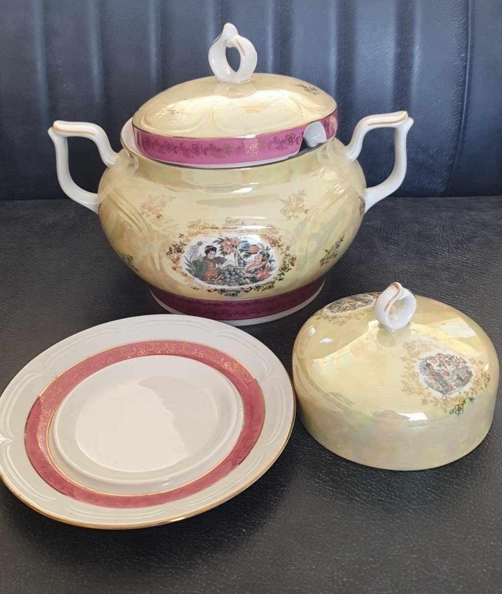 Grote Soepterrine met de Botervloot. Made in GDR. Nieuw., Ophalen of Verzenden