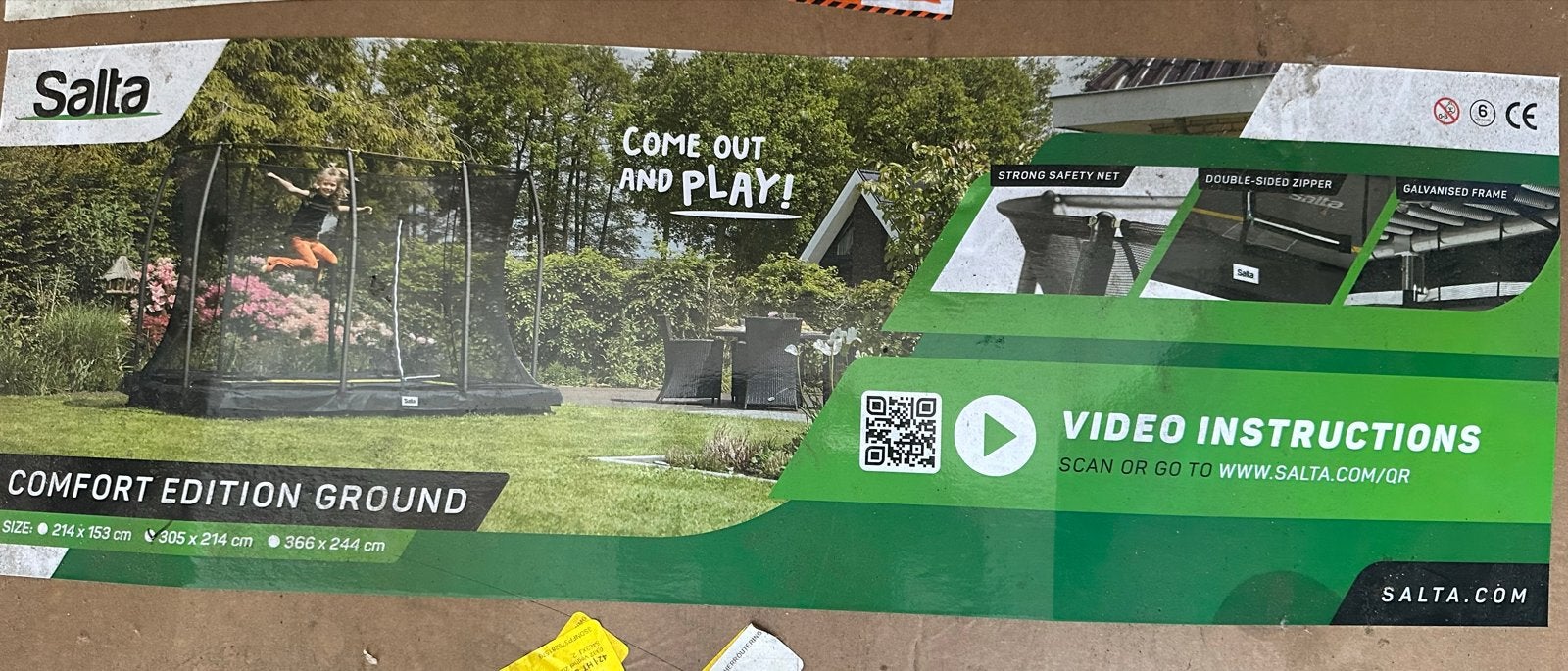 Salta Inground Veiligheidsnet 305x214 - Nieuw in Doos, Ophalen, Nieuw