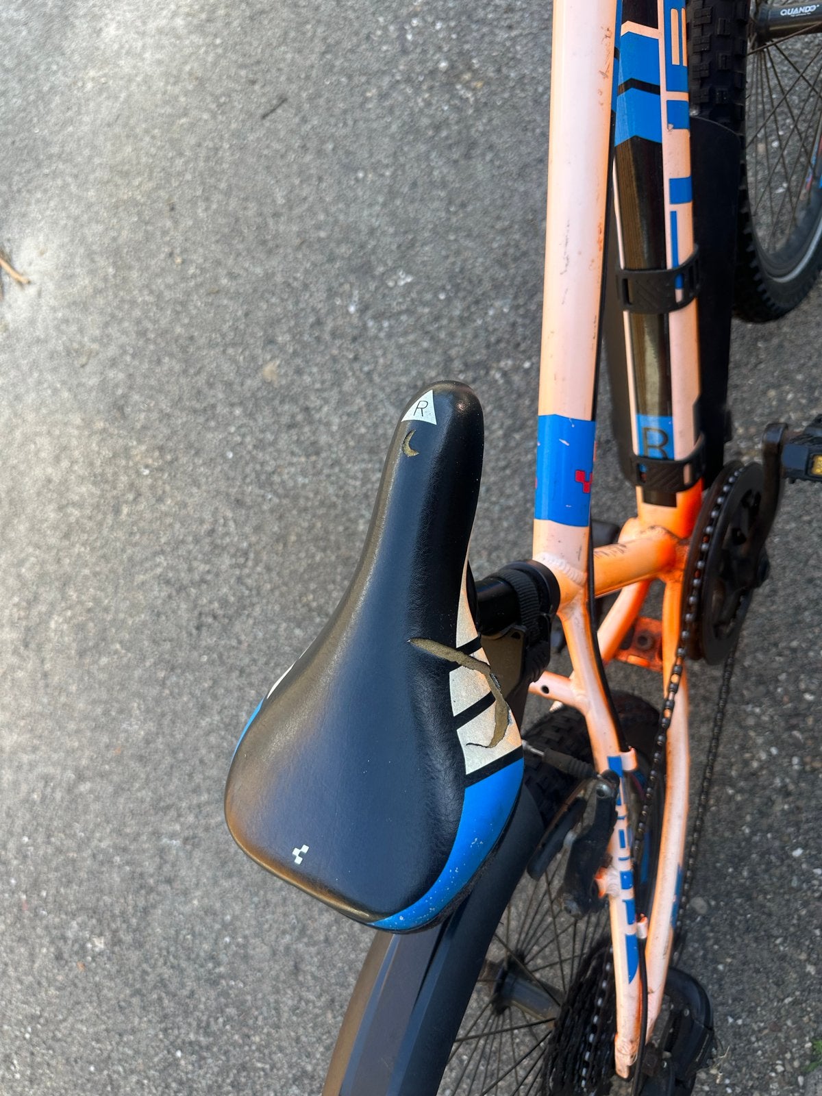 Cube 200 kinder moutainbike- Oranje/Blauw, Overige merken, Gebruikt, Velgrem, Versnellingen