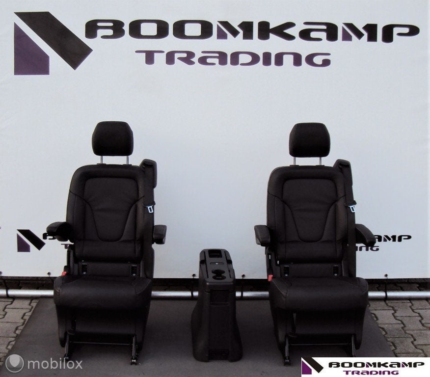 Luxe stoelen + tafel Mercedes-Benz V-klasse leder, Auto-onderdelen, Interieur en Bekleding, Gebruikt, Mercedes-Benz, Ophalen of Verzenden