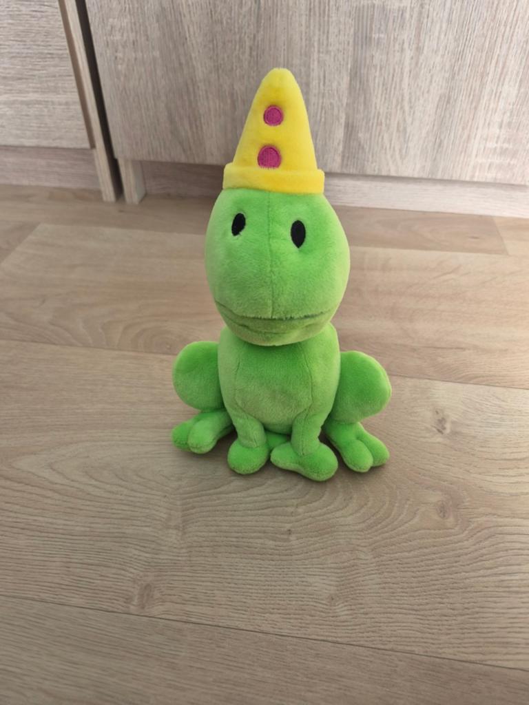 Bumba kikker knuffel studio 100, Ophalen of Verzenden, Zo goed als nieuw, Kikker