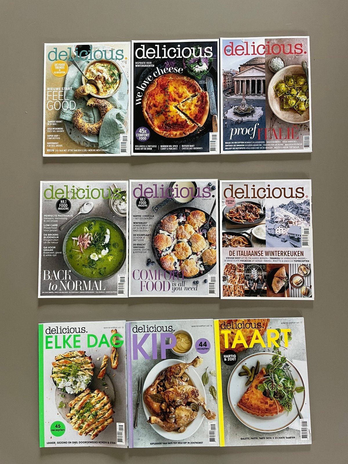 9x Delicious magazine, Boeken, Ophalen of Verzenden, Zo goed als nieuw