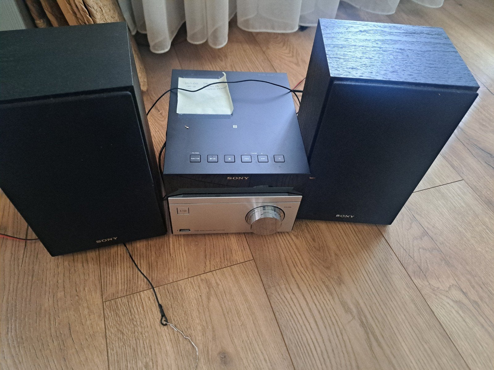 Sony radio met Speakers, Ophalen of Verzenden, Zo goed als nieuw, Microset, Sony