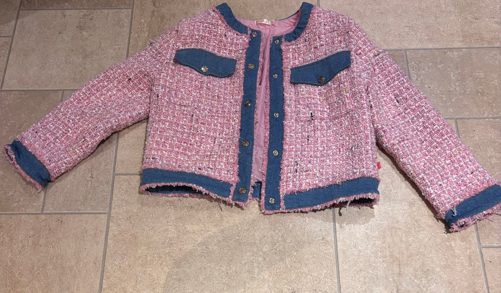 Billieblush gewatteerde jas maat 140, Meisje, Ophalen of Verzenden, E, E