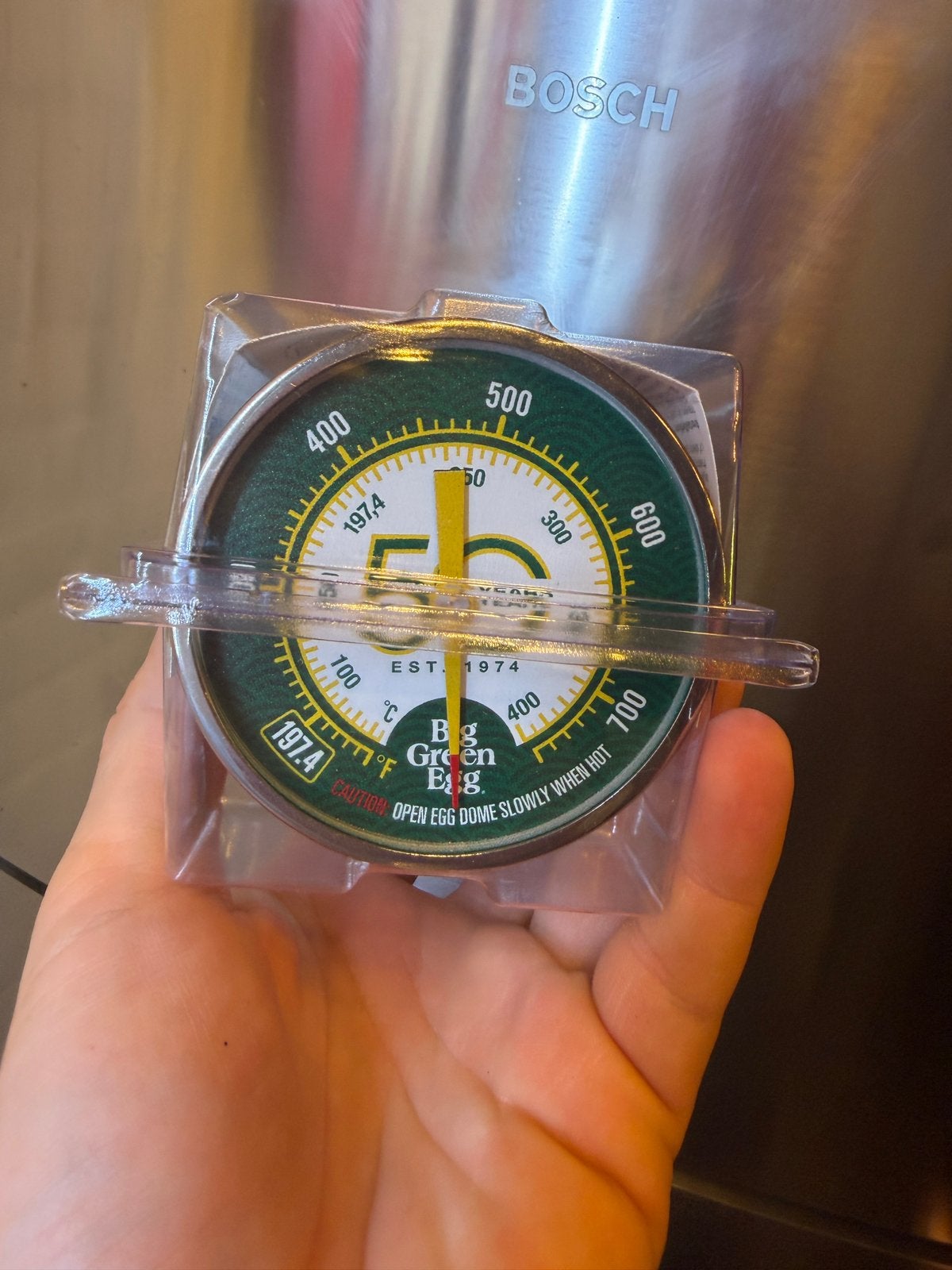 Big Green Egg dome thermometer 50years “NIEUW”, Ophalen of Verzenden, Nieuw
