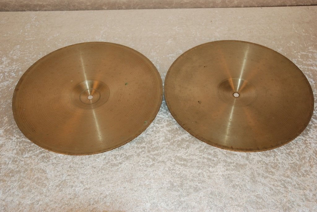 Meinl Spezial 70 hihats 727/41gr 14 inch  <26261578>, Gebruikt, ., Drums of Percussie, Ophalen of Verzenden