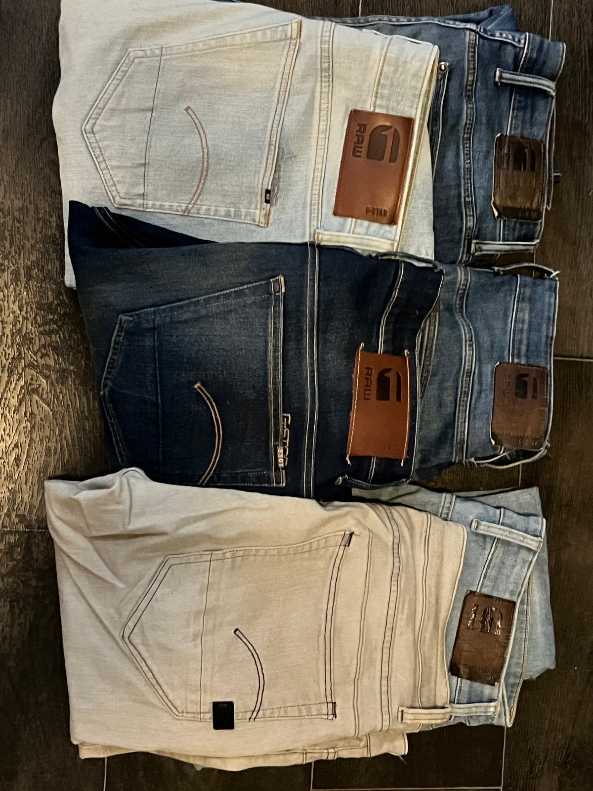 6x g-star jeans maat w32 L/34, Kleding | Heren, Ophalen of Verzenden, Zo goed als nieuw, Overige kleuren, W32 (confectie 46) of kleiner