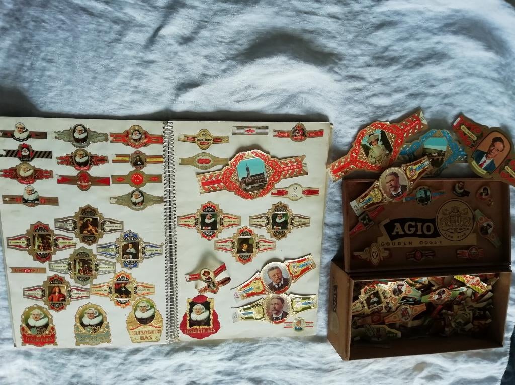Sigarenbandjes, ALLERLEI. Nieuw en gebruikt. Plakboek en los, Ophalen of Verzenden, Gebruikt