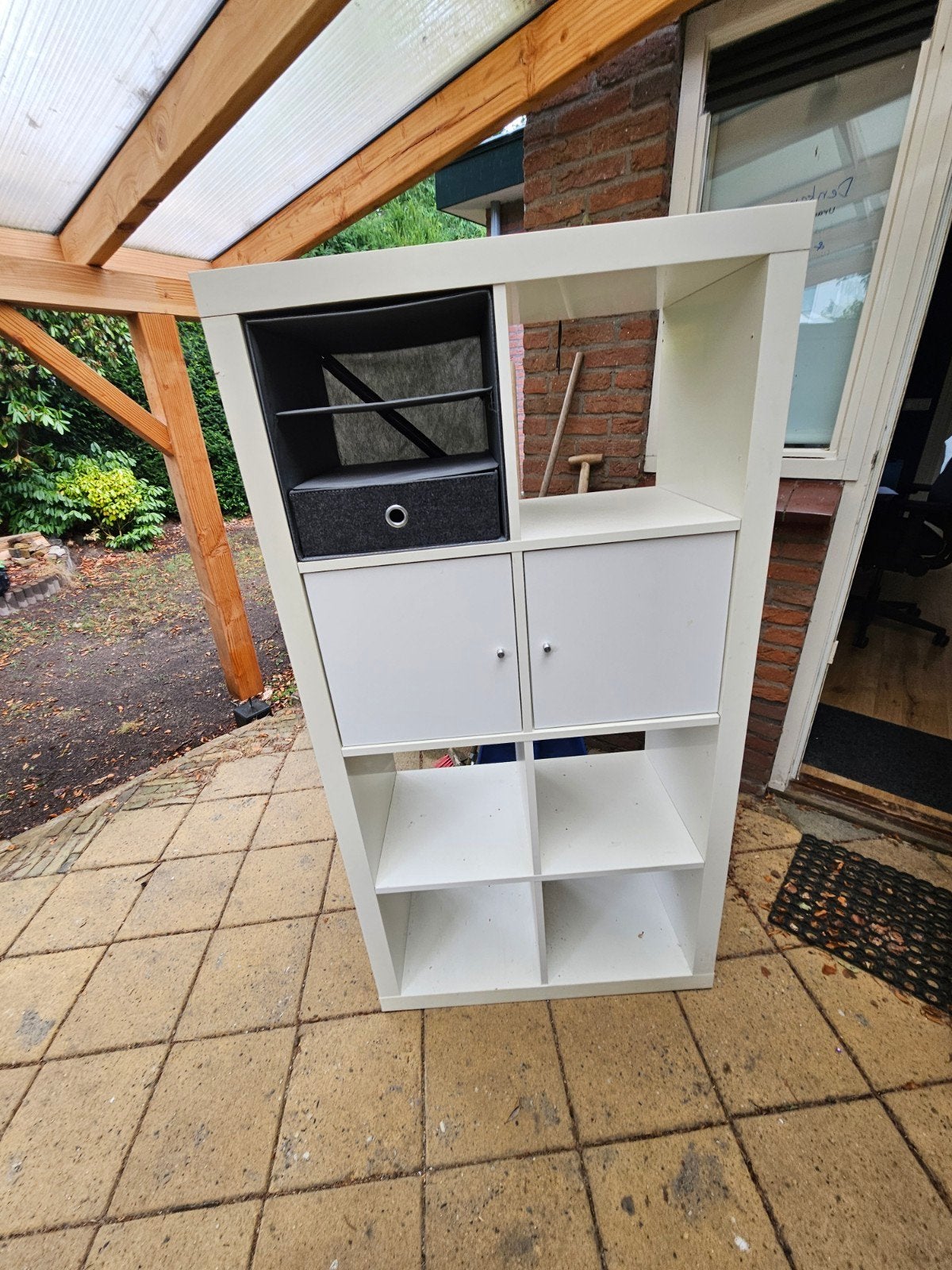 IKEA Kallax kast 8 vakken wit - 150x79x39,5 cm, Ophalen, Gebruikt