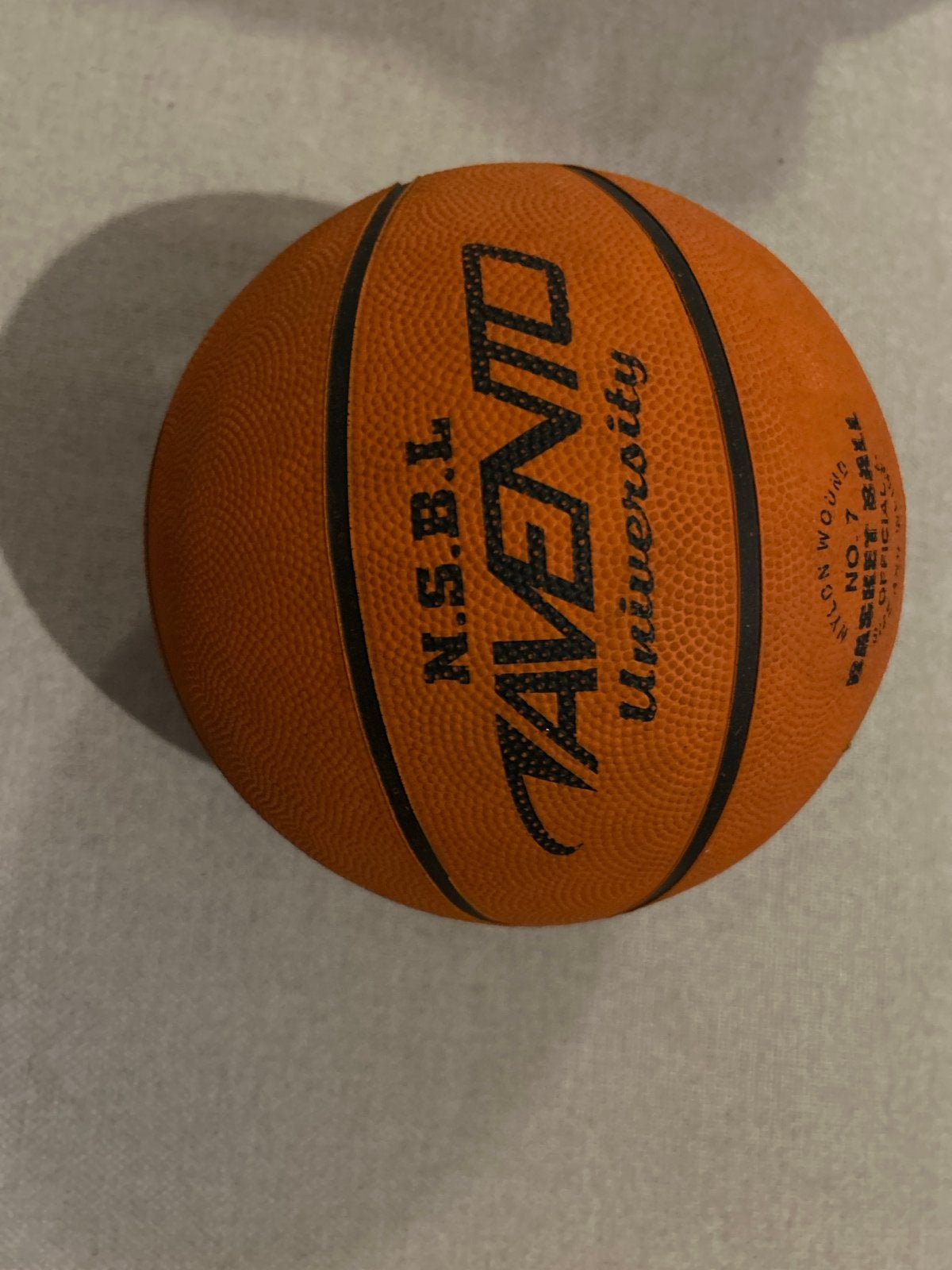 Avento NSBL University Basketbal Maat 7, Sport en Fitness, Basketbal, Ophalen of Verzenden, Gebruikt, Bal