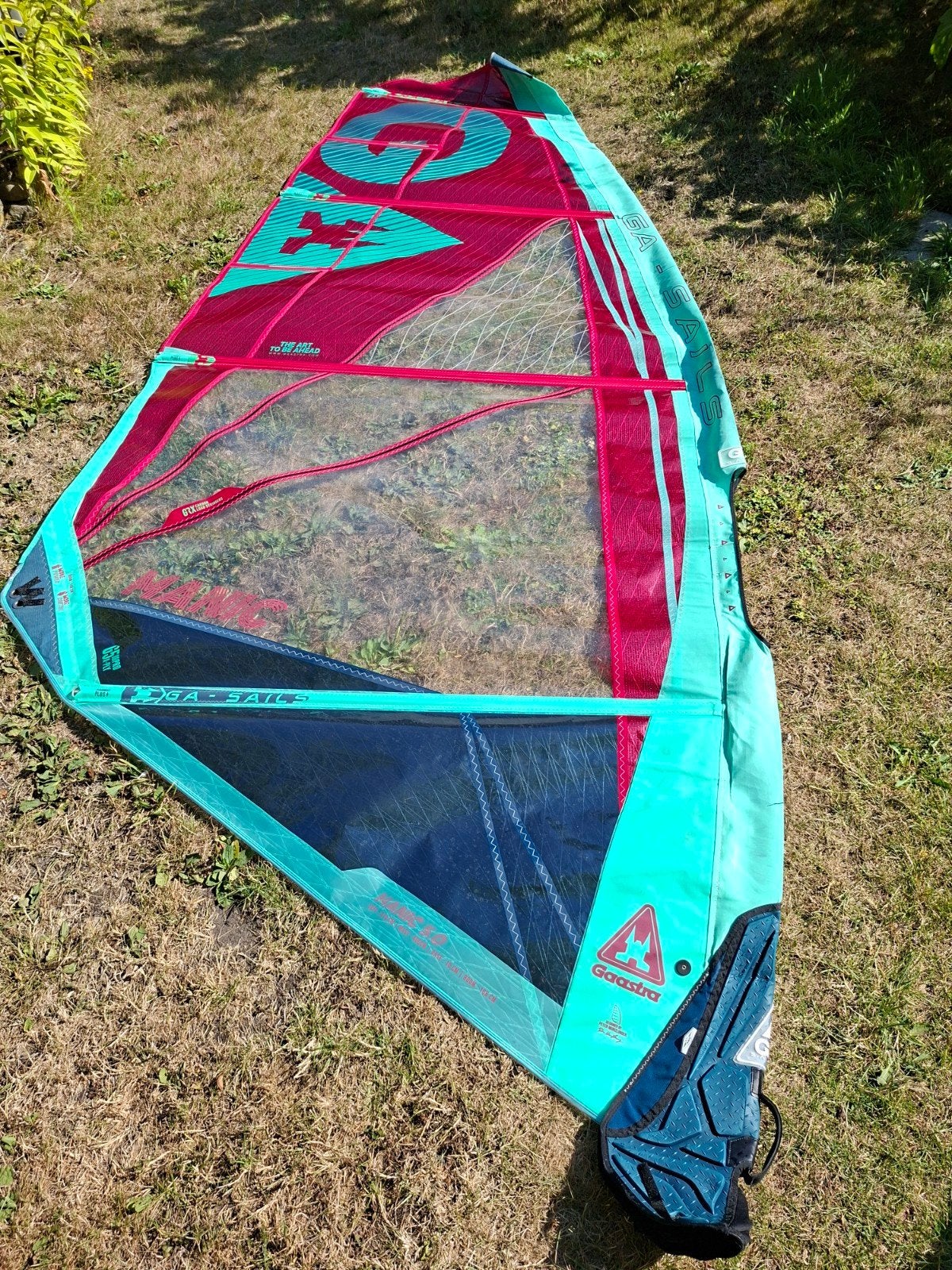 Gaastra Manic 5.0 2026 windsurfzeil - Zo goed als nieuw, Gaastra, 5 tot 6.5 m², Ophalen of Verzenden, Zo goed als nieuw