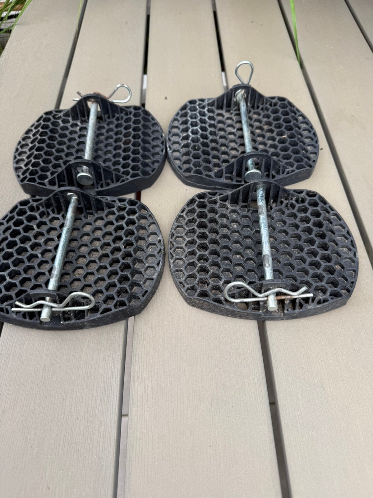 Stabilisatie voeten voor de Caravan, Caravans en Kamperen, Caravan accessoires, Ophalen, Zo goed als nieuw