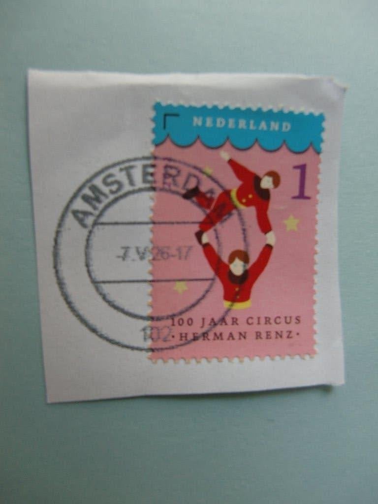 Nederland 2017 - 100jr. Circus Renz op papier - gest., Verzenden, Na 1940, Gestempeld