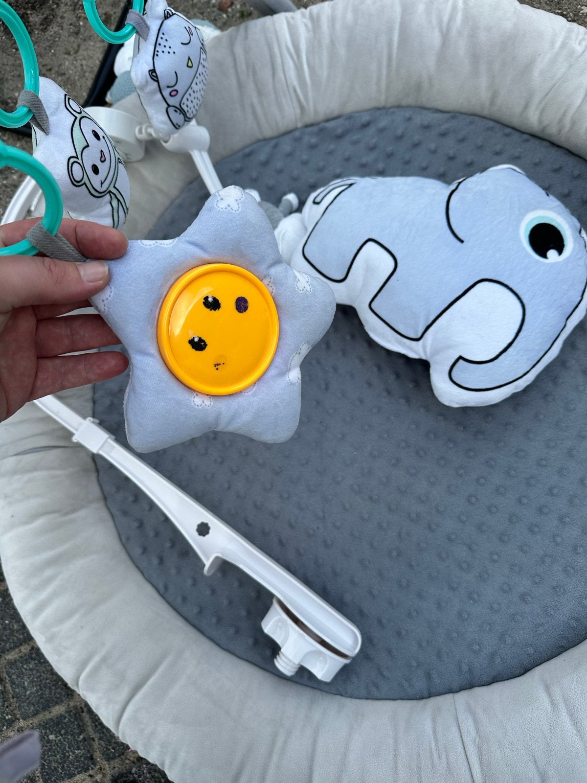 Babygym met speelkleed en speeltjes, Ophalen, Zo goed als nieuw, Babygym, Met geluid