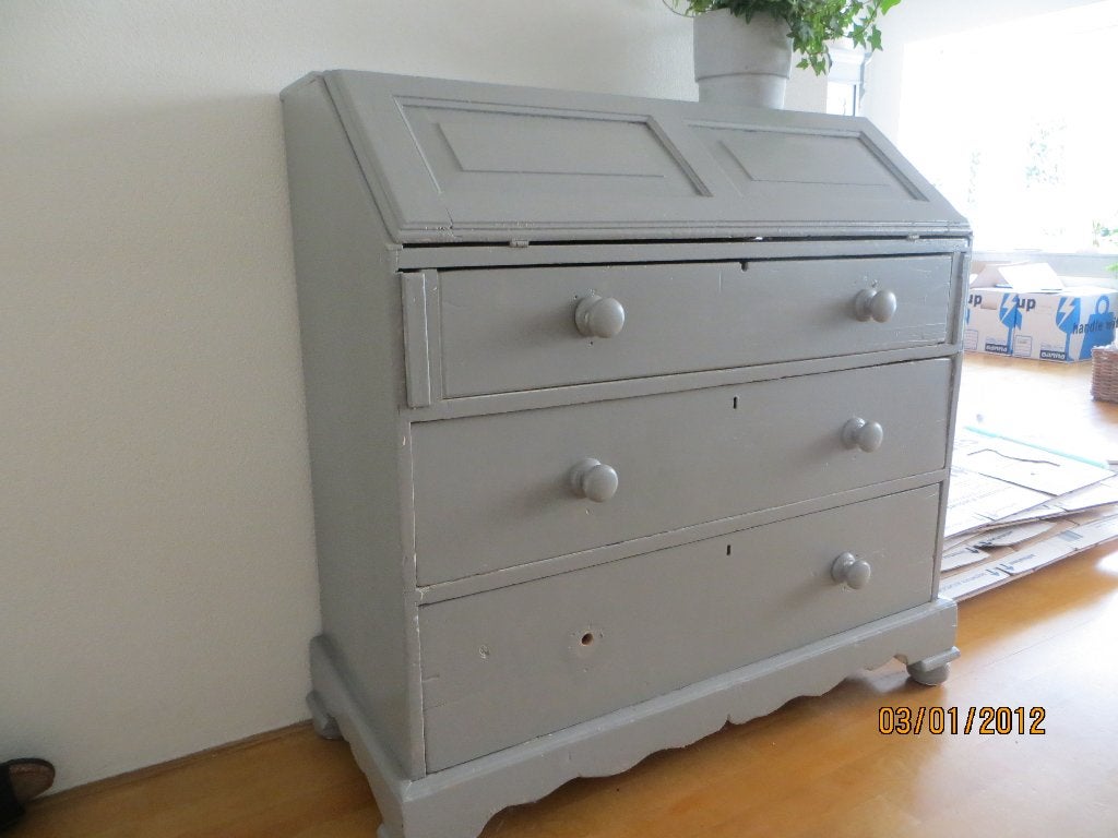 Secretaire:, Huis en Inrichting, Kasten | Buffetkasten, Ophalen, Gebruikt, 50 tot 100 cm, Minder dan 100 cm