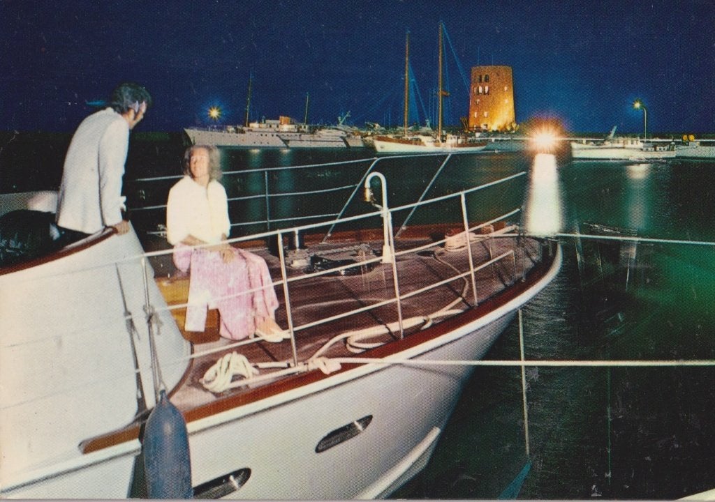 Spanje Marbella Puerto Banus By Night Jachthaven boot, Verzenden, 1960 tot 1980, Ongelopen, Sport en Spel