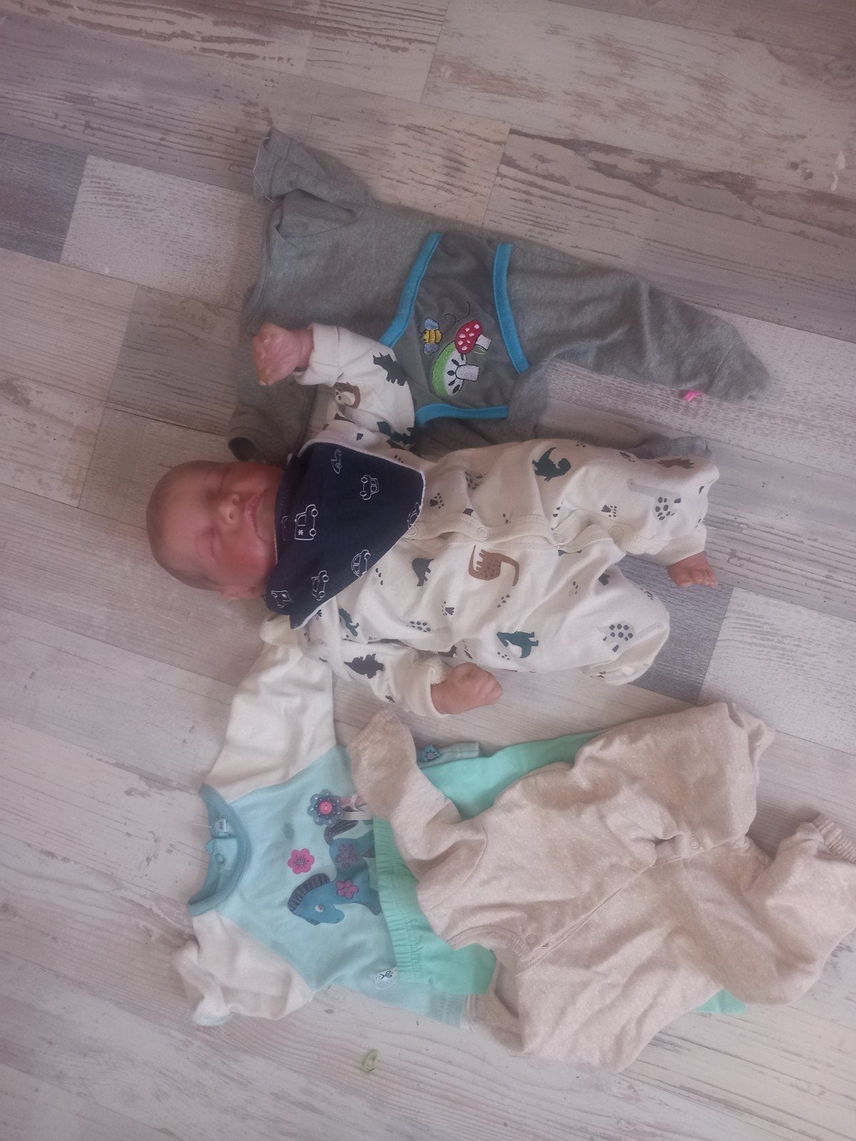 Reborn babypop met kledingpakket, Verzamelen, Poppen, Ophalen, Zo goed als nieuw