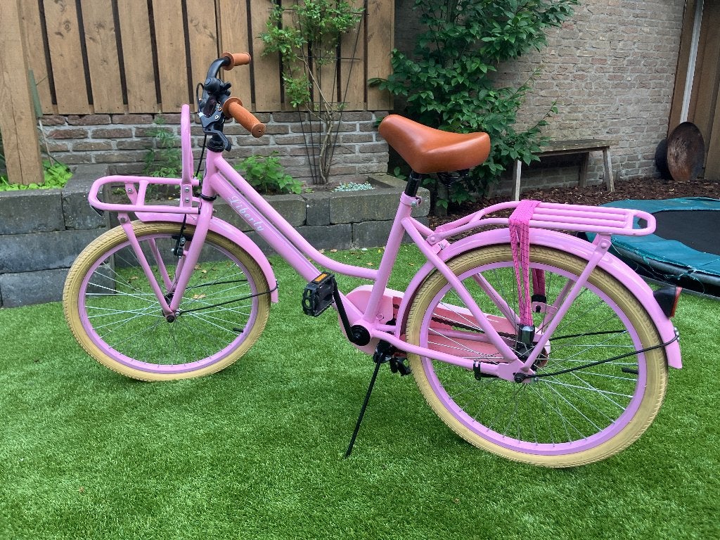 Meisjesfiets rose Liberty 22 inch, Fietsen en Brommers, Fietsen | Meisjes, Ophalen, Terugtraprem, 22 inch, Gebruikt