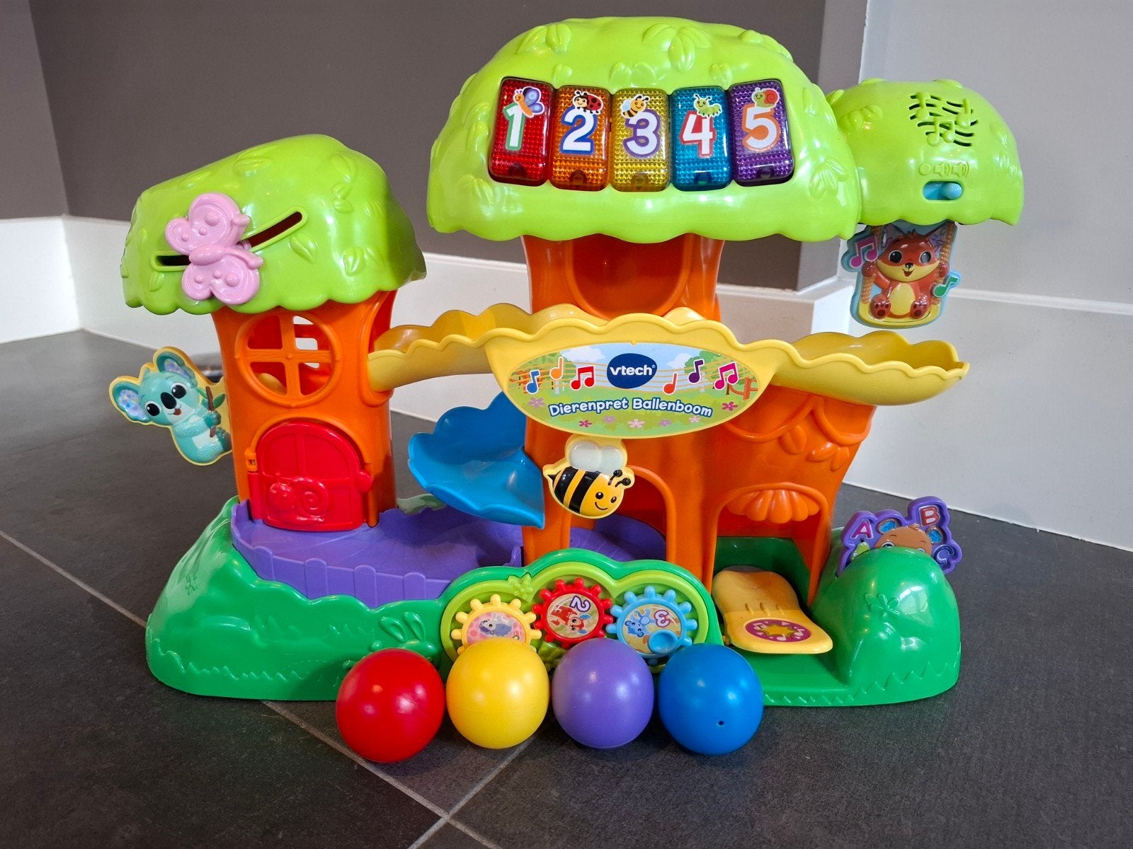 VTech Dierenpret Ballenboom - Interactief Speelgoed, Ophalen of Verzenden, Zo goed als nieuw, Overige typen, Met licht