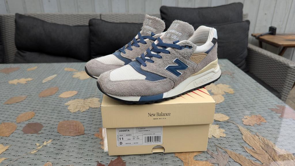 New Balance 998 Made in USA - Maat 45 - Zo goed als nieuw, New Balance, Overige kleuren, Ophalen of Verzenden, Sneakers of Gympen