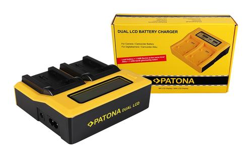 Dual LCD USB Charger JVC BNVF808 BN-VF808 BNVF808U BN-VF808U, Verzenden, Nieuw
