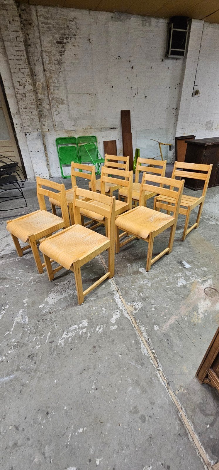 Houtwerk Hattem stoelen, Ophalen, Gebruikt, Wit, Brutalist prouve