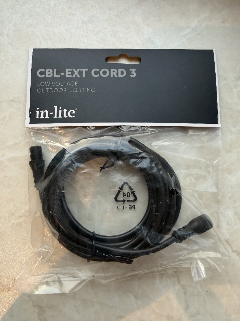 In-lite CBL-EXT CORD 3 NIEUW, Minder dan 50 watt, Overige typen, Nieuw, Ophalen of Verzenden