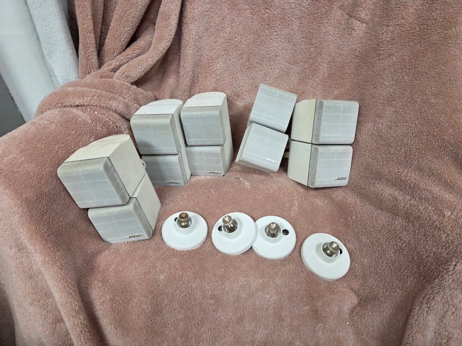 Bose Acoustimass Cube Speakers - Wit, Ophalen, Gebruikt, Bose, Geschikt voor surround/home cinema