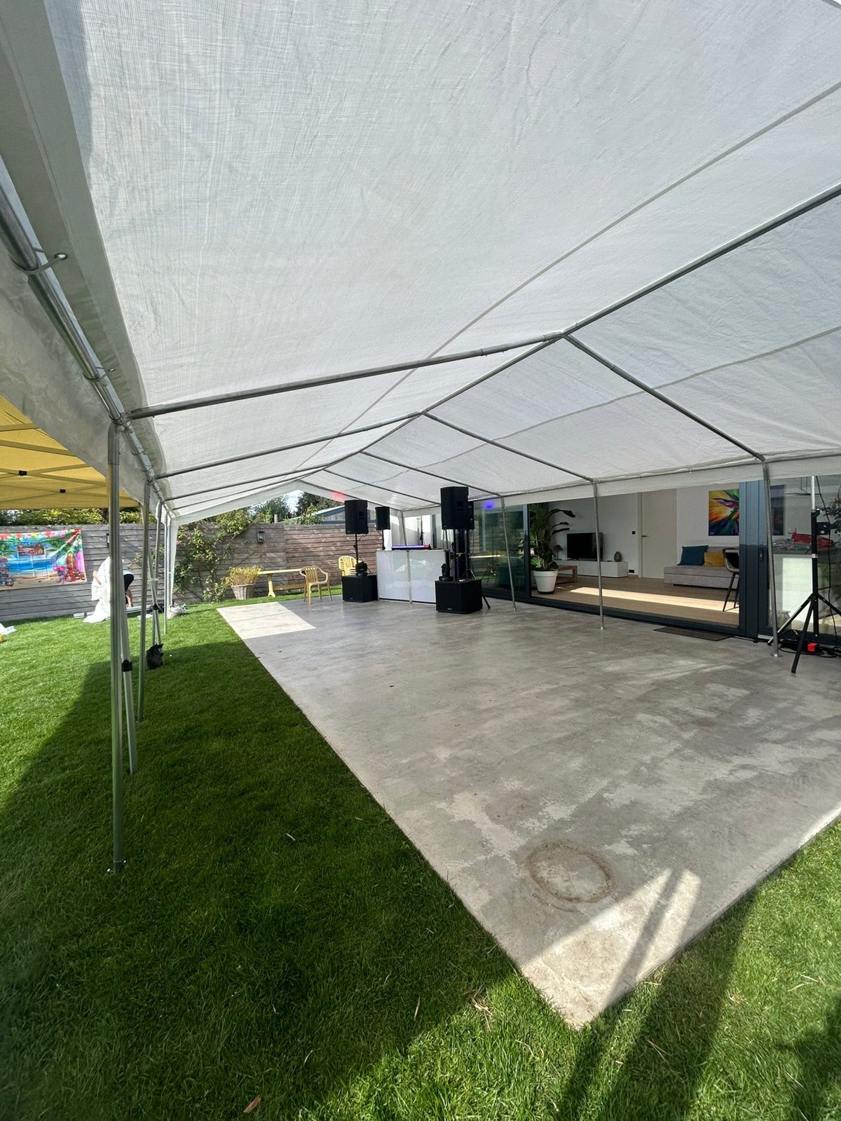 Partytent huren, Ophalen of Verzenden, Zo goed als nieuw, Minder dan 5 meter