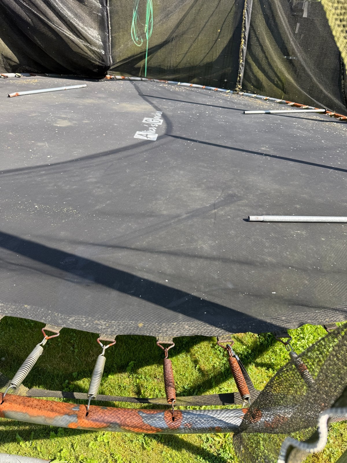 Grote en kleine trampoline opknappers, Ophalen, Gebruikt