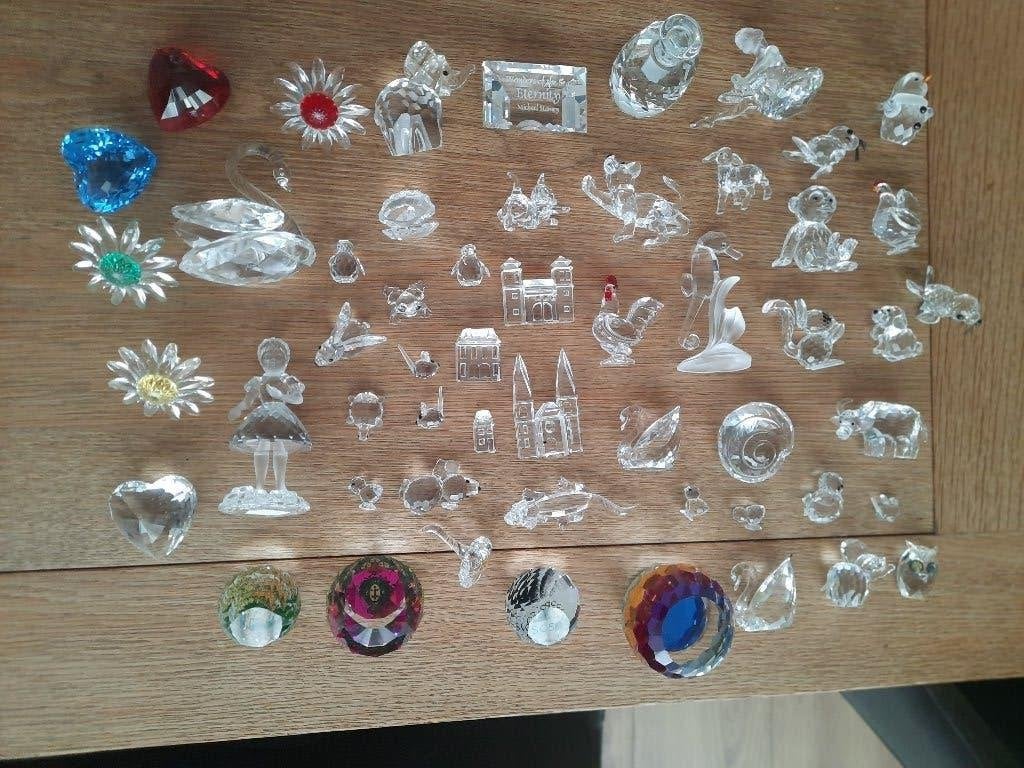 Swarovski. Partij van 54 stuks. Doe redelijk bod, Ophalen of Verzenden, Figuurtje