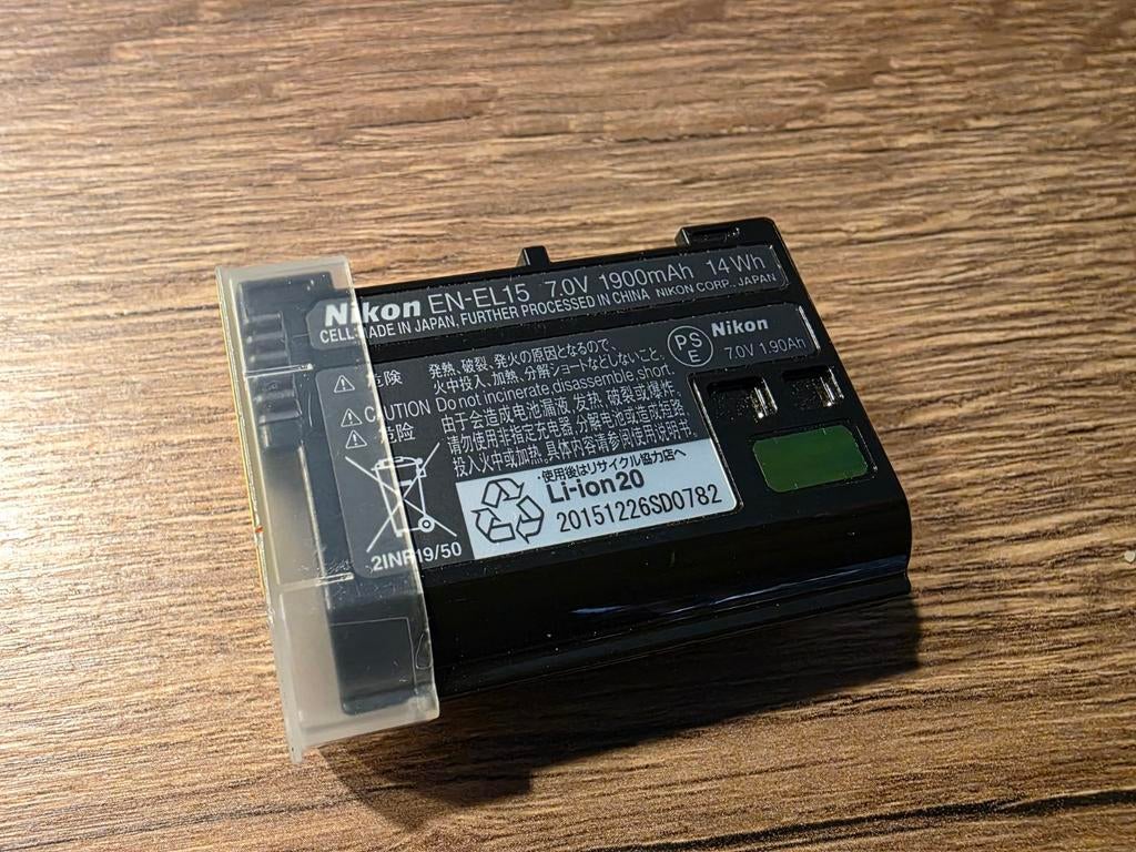 Nikon EN-EL15 accu met dubbele lader, Ophalen of Verzenden