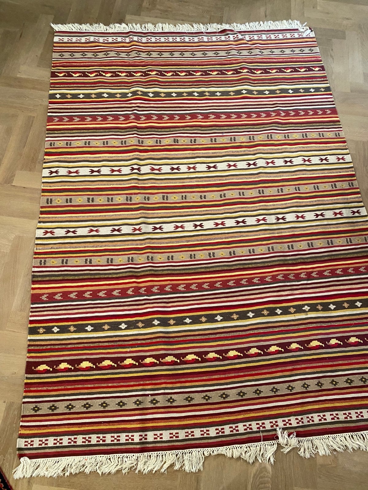 Groot kelim tapijt 2,35x1,65, Ophalen, 150 tot 200 cm, 200 cm of meer, Zo goed als nieuw