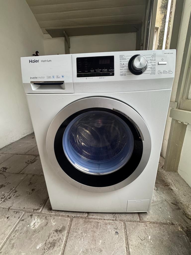 Haier Wasmachine - 7kg - Goed Werkend - 5 Jaar Oud, Ophalen, Gebruikt, Minder dan 85 cm, Voorlader