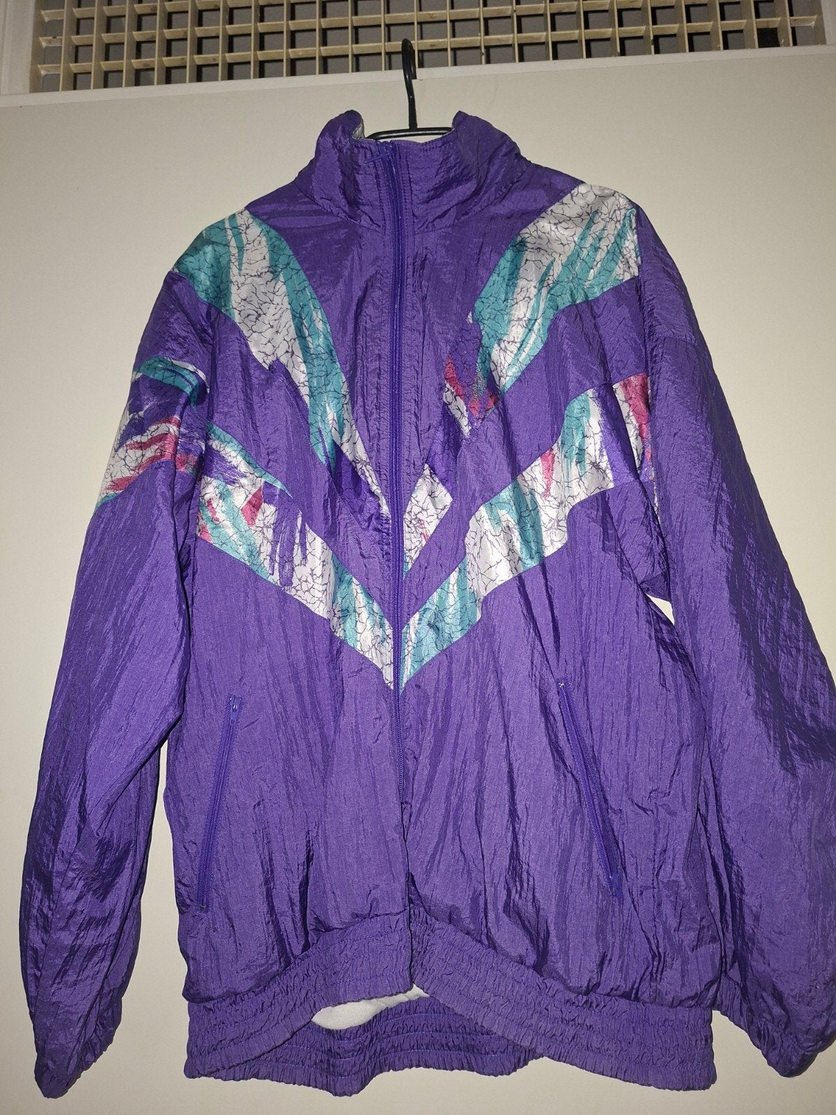 90's vest, Maat 48/50 (M), Paars, Vintage, Ophalen of Verzenden