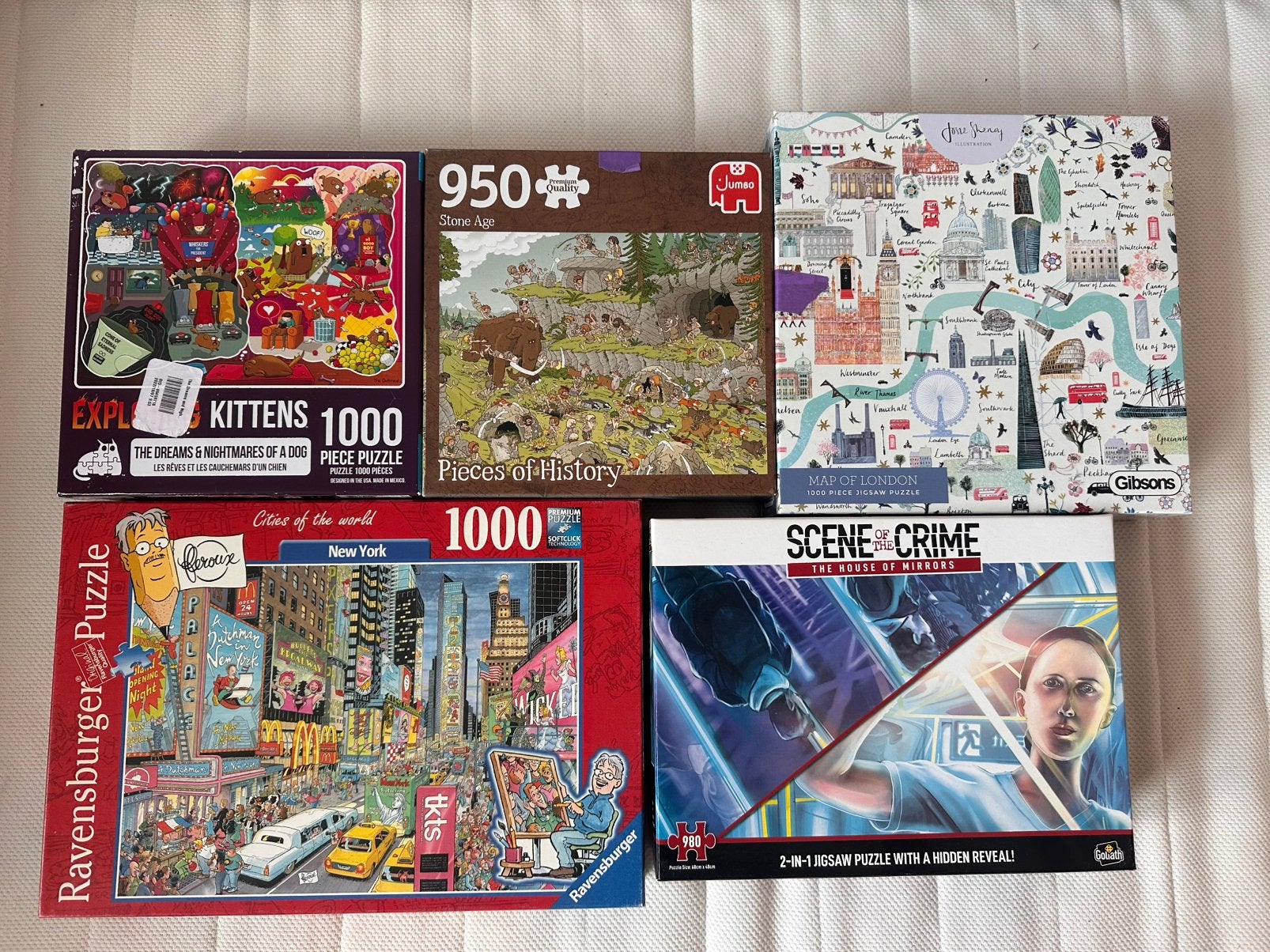 Willekeurige puzzels, Ophalen of Verzenden, 500 t/m 1500 stukjes, Gebruikt, Legpuzzel