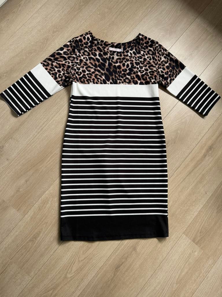 Super leike jurk, maat S-M, Maat 38/40 (M), Bruin, Ophalen of Verzenden, Zo goed als nieuw