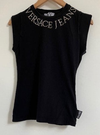 Mooie top Versace maat S, Zwart, Ophalen of Verzenden, Maat 36 (S), Gedragen